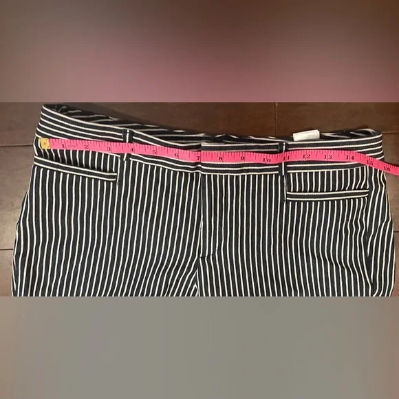 Banana republic Sloan Blue and White Striped Pants 6 - Picture 3 of 9